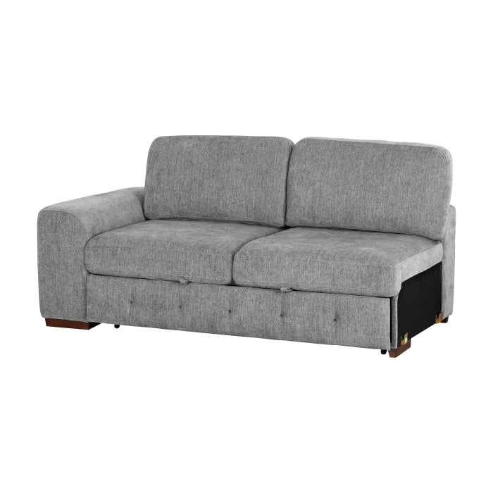 9624GY*42L1ACRC (4)4-Piece Sectional with Right Chaise and Pull-out Bed - 9624GY*42L1ACRC