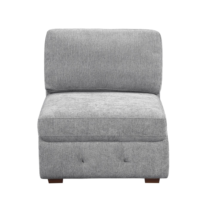 9624GY*42L1ACRC (4)4-Piece Sectional with Right Chaise and Pull-out Bed - 9624GY*42L1ACRC