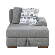 9624GY*42L1ACRC (4)4-Piece Sectional with Right Chaise and Pull-out Bed - 9624GY*42L1ACRC