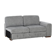 9624GY*42RLC 4-Piece Sectional with Left Chaise and Pull-out Bed - 9624GY*42RLC