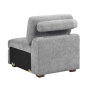 9624GY*52L1ACRC (5)5-Piece Sectional with Right Chaise and Pull-out Bed - 9624GY*52L1ACRC