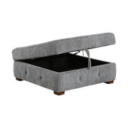 9624GY*52LRC 5-Piece Sectional with Right Chais, Pull-out Bed and Ottoman - 9624GY*52LRC