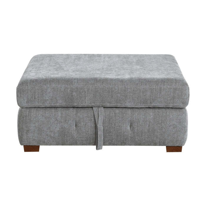 9624GY*5LC2R 5-Piece Sectional with Left Chaise, Pull-out Bed and Ottoman - 9624GY*5LC2R