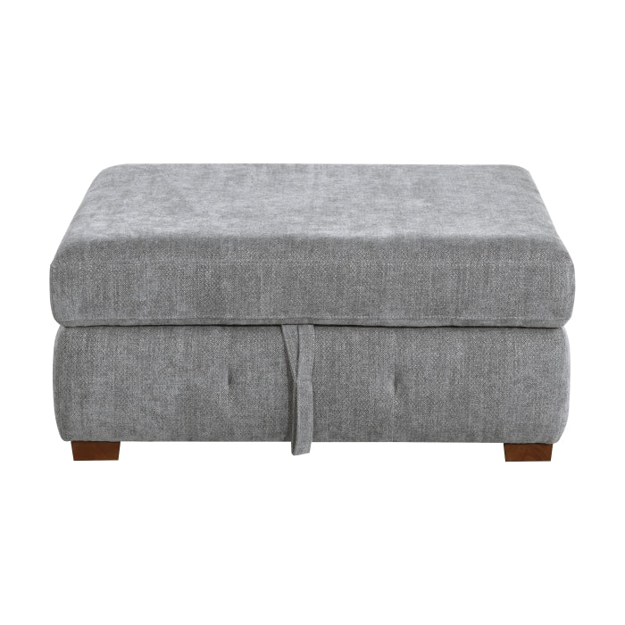 9624GY*62L1ACRCOT (6)6-Piece Sectional with Right Chaise, Pull-out Bed and Ottoman - 9624GY*62L1ACRCOT