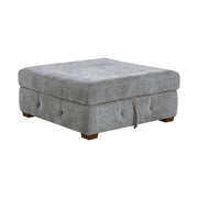 9624GY*62L1ACRCOT (6)6-Piece Sectional with Right Chaise, Pull-out Bed and Ottoman - 9624GY*62L1ACRCOT