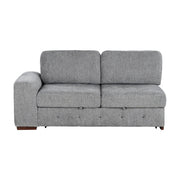 9624GY*62L1ACRCOT (6)6-Piece Sectional with Right Chaise, Pull-out Bed and Ottoman - 9624GY*62L1ACRCOT