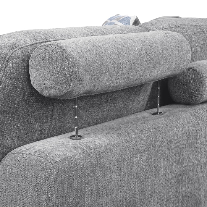 9624GY*62L1ACRCOT (6)6-Piece Sectional with Right Chaise, Pull-out Bed and Ottoman - 9624GY*62L1ACRCOT