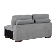 9624GY*62L1ACRCOT (6)6-Piece Sectional with Right Chaise, Pull-out Bed and Ottoman - 9624GY*62L1ACRCOT