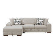9624TP*2LC2R 2-Piece Sectional with Left Chaise and Pull-out Bed - 9624TP*2LC2R