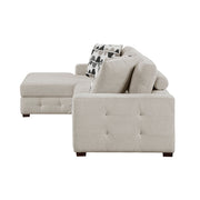 9624TP*2LC2R 2-Piece Sectional with Left Chaise and Pull-out Bed - 9624TP*2LC2R