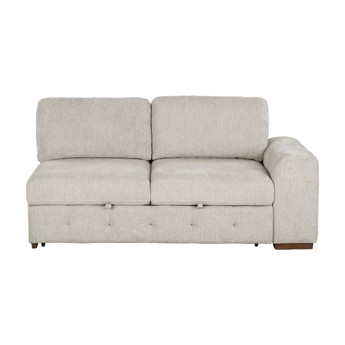 9624TP*2LC2R 2-Piece Sectional with Left Chaise and Pull-out Bed - 9624TP*2LC2R