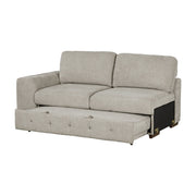 9624TP*32LRC 3-Piece Sectional with Right Chaise, Pull-out Bed and Ottoman - 9624TP*32LRC