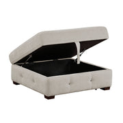 9624TP*32LRC 3-Piece Sectional with Right Chaise, Pull-out Bed and Ottoman - 9624TP*32LRC