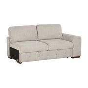 9624TP*3LC2R 3-Piece Sectional with Left Chaise, Pull-out Bed and Ottoman - 9624TP*3LC2R