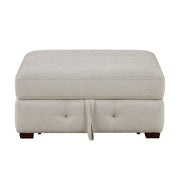 9624TP*3LC2R 3-Piece Sectional with Left Chaise, Pull-out Bed and Ottoman - 9624TP*3LC2R