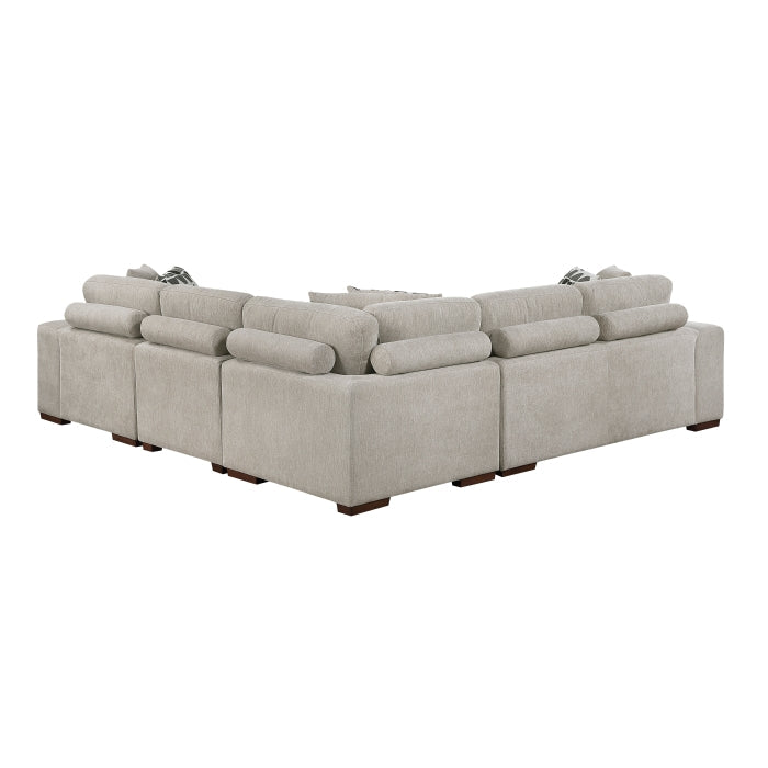 9624TP*42L1ACRC (4)4-Piece Sectional with Right Chaise and Pull-out Bed - 9624TP*42L1ACRC