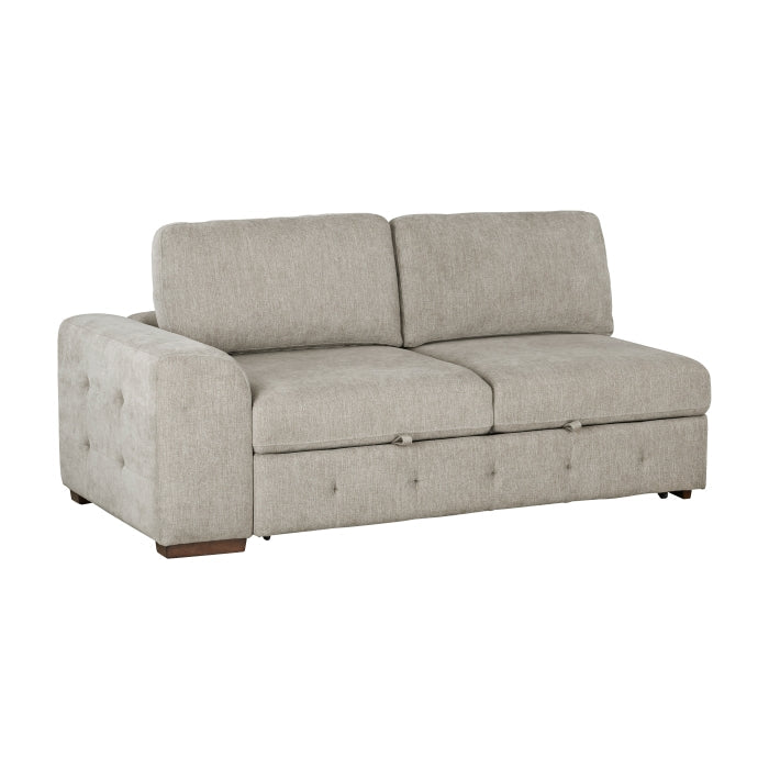 9624TP*42LRC 4-Piece Sectional with Right Chaise and Pull-out Bed - 9624TP*42LRC