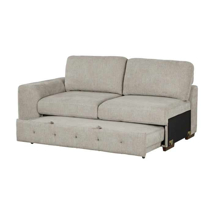 9624TP*42LRC 4-Piece Sectional with Right Chaise and Pull-out Bed - 9624TP*42LRC