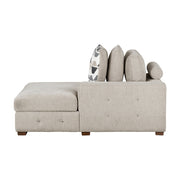 9624TP*42LRC 4-Piece Sectional with Right Chaise and Pull-out Bed - 9624TP*42LRC