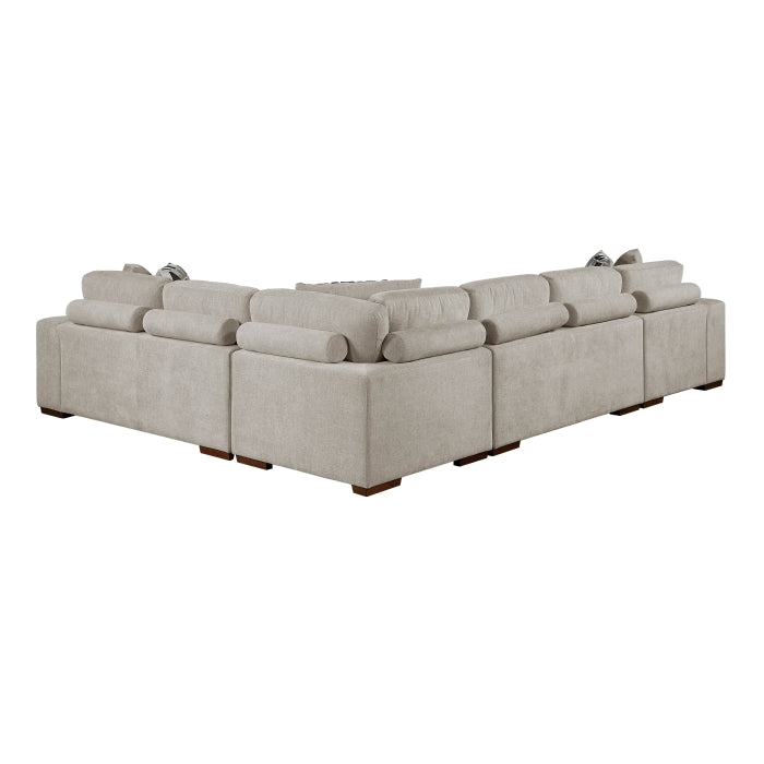 9624TP*42RLC 4-Piece Sectional with Left Chaise and Pull-out Bed - 9624TP*42RLC