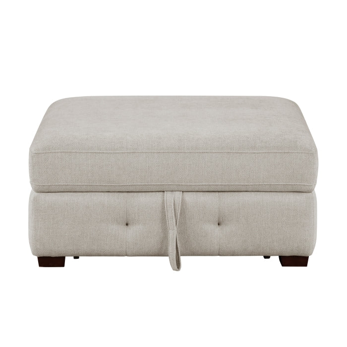 9624TP*52LRC 5-Piece Sectional with Right Chaise, Pull-out Bed and Ottoman - 9624TP*52LRC