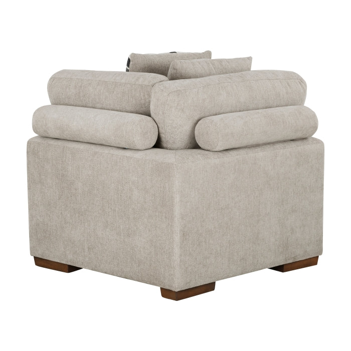 9624TP*5LC2R 5-Piece Sectional with Left Chaise, Pull-out Bed and Ottoman - 9624TP*5LC2R