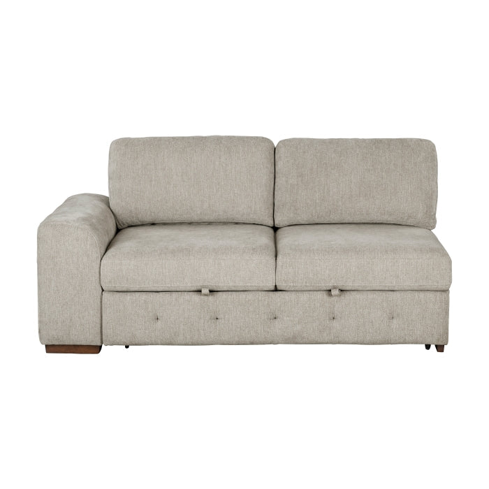 9624TP*62L1ACRCOT (6)6-Piece Sectional with Right Chaise, Pull-out Bed and Ottoman - 9624TP*62L1ACRCOT
