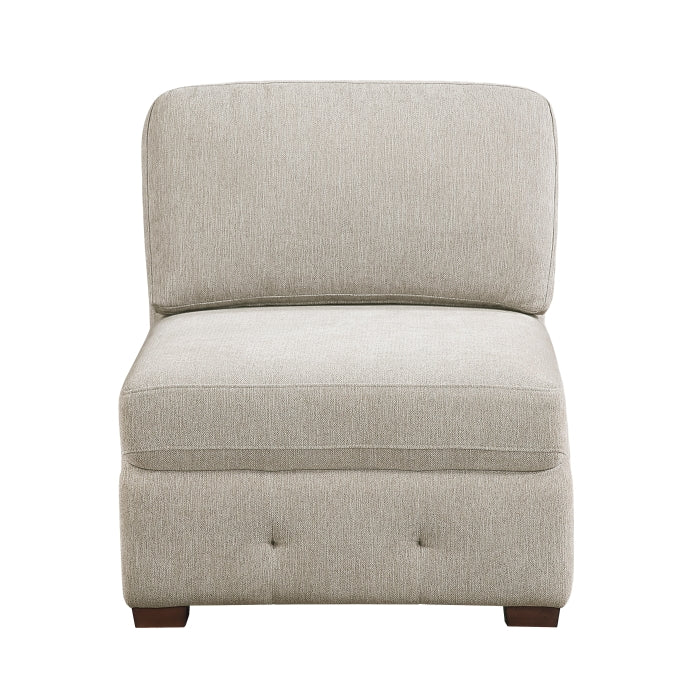 9624TP*62L1ACRCOT (6)6-Piece Sectional with Right Chaise, Pull-out Bed and Ottoman - 9624TP*62L1ACRCOT