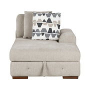 9624TP*62L1ACRCOT (6)6-Piece Sectional with Right Chaise, Pull-out Bed and Ottoman - 9624TP*62L1ACRCOT