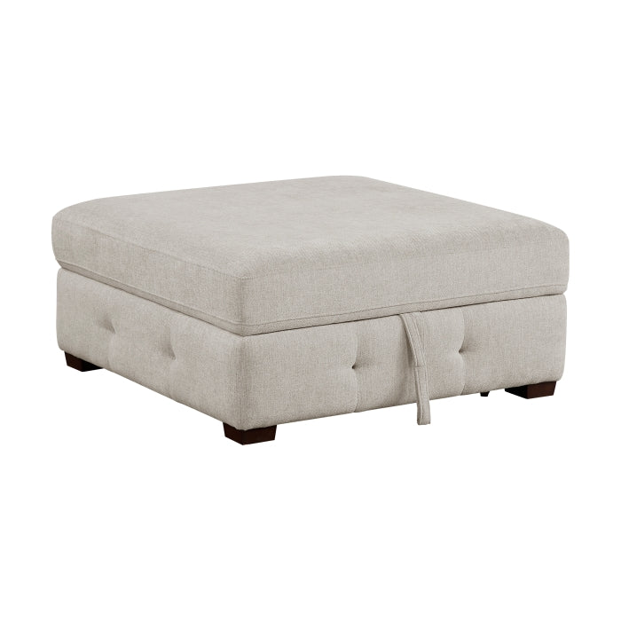 9624TP*62L1ACRCOT (6)6-Piece Sectional with Right Chaise, Pull-out Bed and Ottoman - 9624TP*62L1ACRCOT