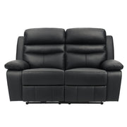 9628BLK-2PW Power Double Reclining Love Seat - 9628BLK-2PW