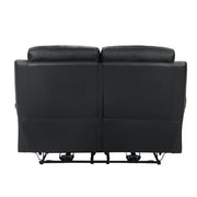 9628BLK-2PW Power Double Reclining Love Seat - 9628BLK-2PW