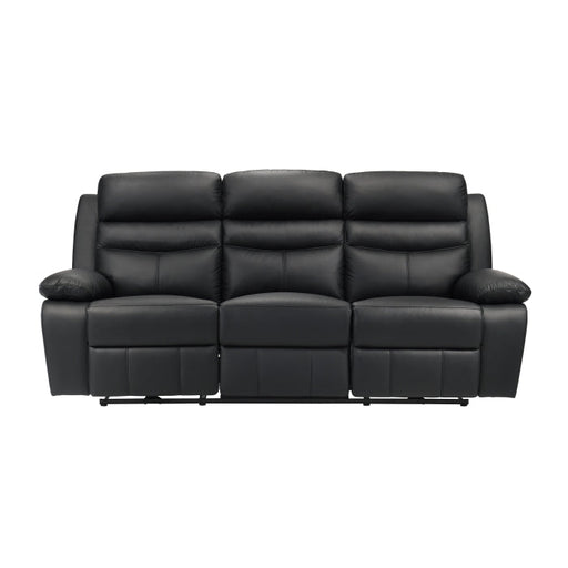 9628BLK-3PW Power Double Reclining Sofa - 9628BLK-3PW