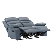 9628BUE-2 Double Reclining Love Seat - 9628BUE-2