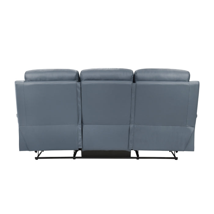 9628BUE-3 Double Reclining Sofa - 9628BUE-3