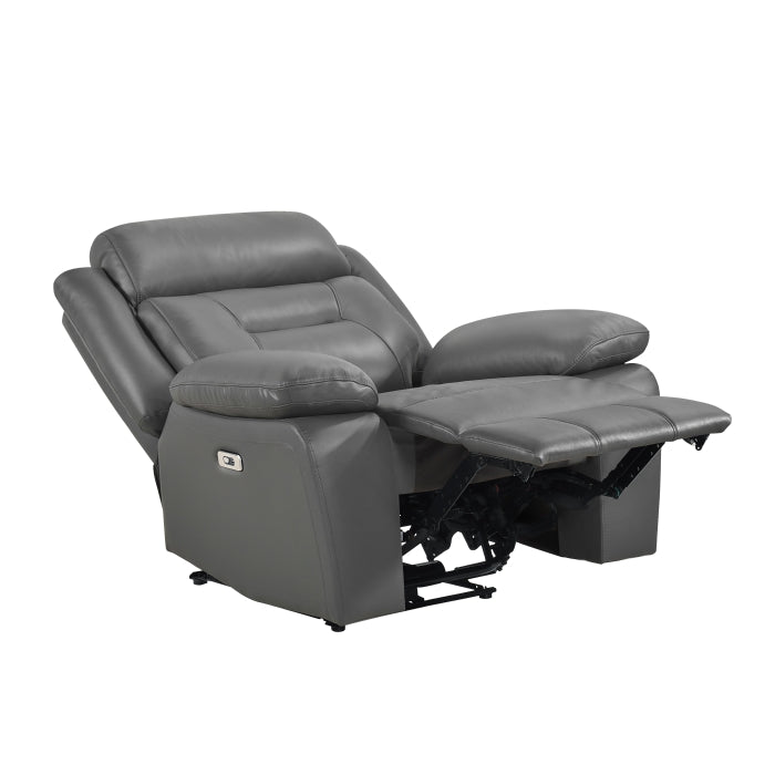 9629DGY-1PW Power Reclining Chair - 9629DGY-1PW