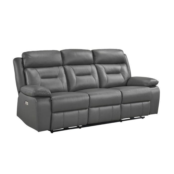 9629DGY*2PW 2pc Set: Sofa, Love (Power) - 9629DGY*2PW
