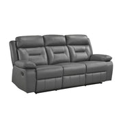 9629DGY-3 Double Reclining Sofa - 9629DGY-3
