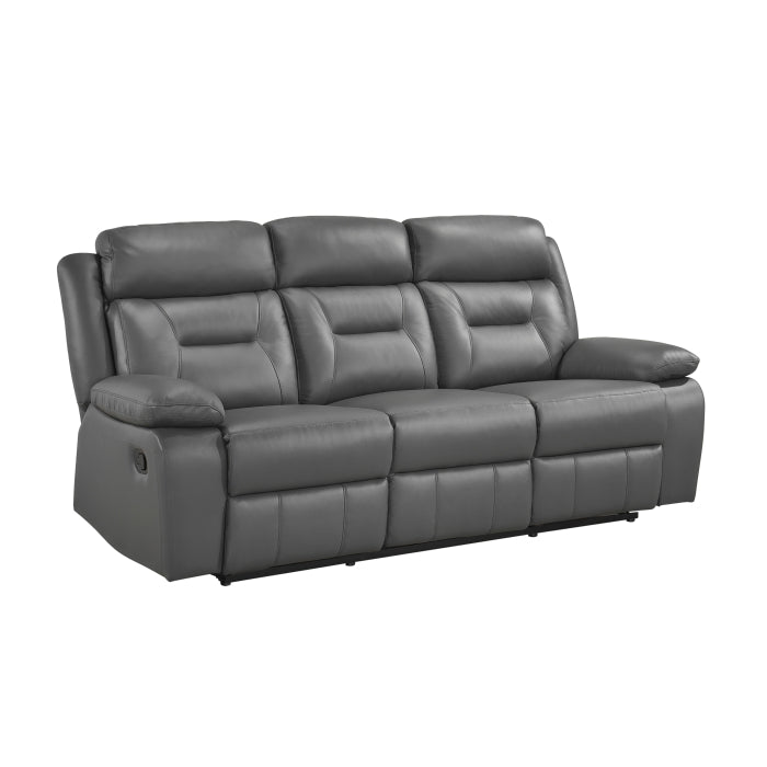 9629DGY-3 Double Reclining Sofa - 9629DGY-3