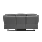 9629DGY-3 Double Reclining Sofa - 9629DGY-3