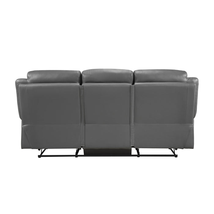 9629DGY-3 Double Reclining Sofa - 9629DGY-3