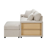 9630BE*22LRC (2)Sectional with Right Chaise, Pull-out Bed, Hidden Storage and Shelves, Charging Ports - 9630BE*22LRC