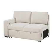 9630BE*22LRC (2)Sectional with Right Chaise, Pull-out Bed, Hidden Storage and Shelves, Charging Ports - 9630BE*22LRC