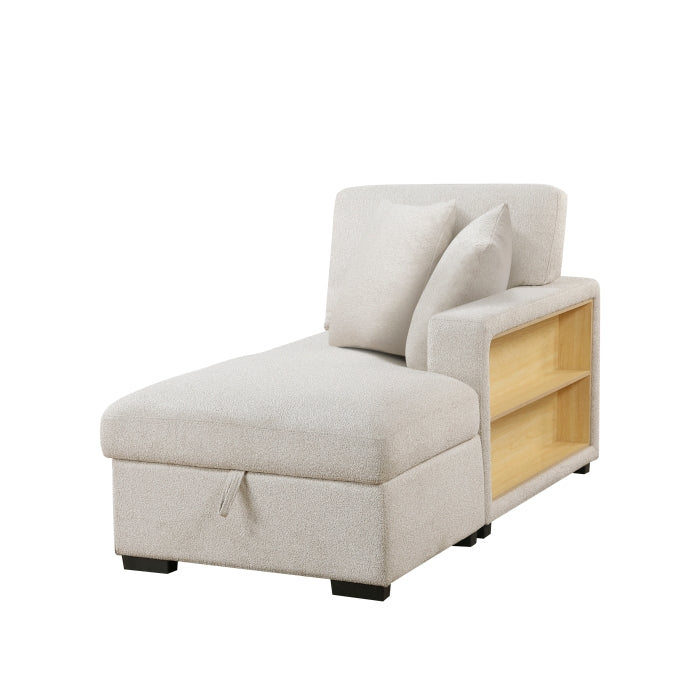 9630BE*22LRC (2)Sectional with Right Chaise, Pull-out Bed, Hidden Storage and Shelves, Charging Ports - 9630BE*22LRC