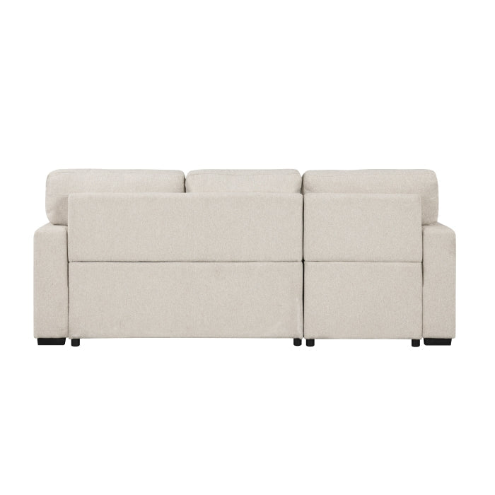 9630BE*2LC2R (2) Sectional with Left Chaise, Pull-out Bed and Hidden Storage, Charging Ports - 9630BE*2LC2R