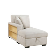 9630BE*2LC2R (2) Sectional with Left Chaise, Pull-out Bed and Hidden Storage, Charging Ports - 9630BE*2LC2R