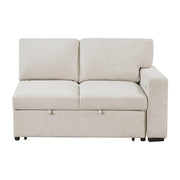 9630BE*2LC2R (2) Sectional with Left Chaise, Pull-out Bed and Hidden Storage, Charging Ports - 9630BE*2LC2R