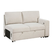 9630BE*2LC2R (2) Sectional with Left Chaise, Pull-out Bed and Hidden Storage, Charging Ports - 9630BE*2LC2R