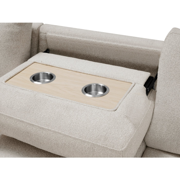 9630BE*2LC2R (2) Sectional with Left Chaise, Pull-out Bed and Hidden Storage, Charging Ports - 9630BE*2LC2R