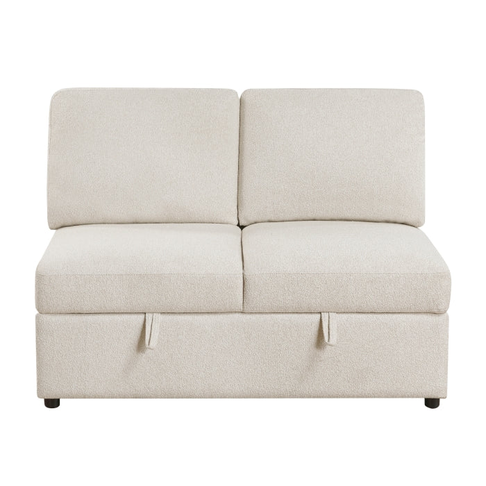 9630BE*32LRC (3)Sectional with Right Chaise, Pull-out Bed, Hidden Storages and Shelves, Charging Ports - 9630BE*32LRC